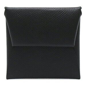 HERMES Black Leather Wallet